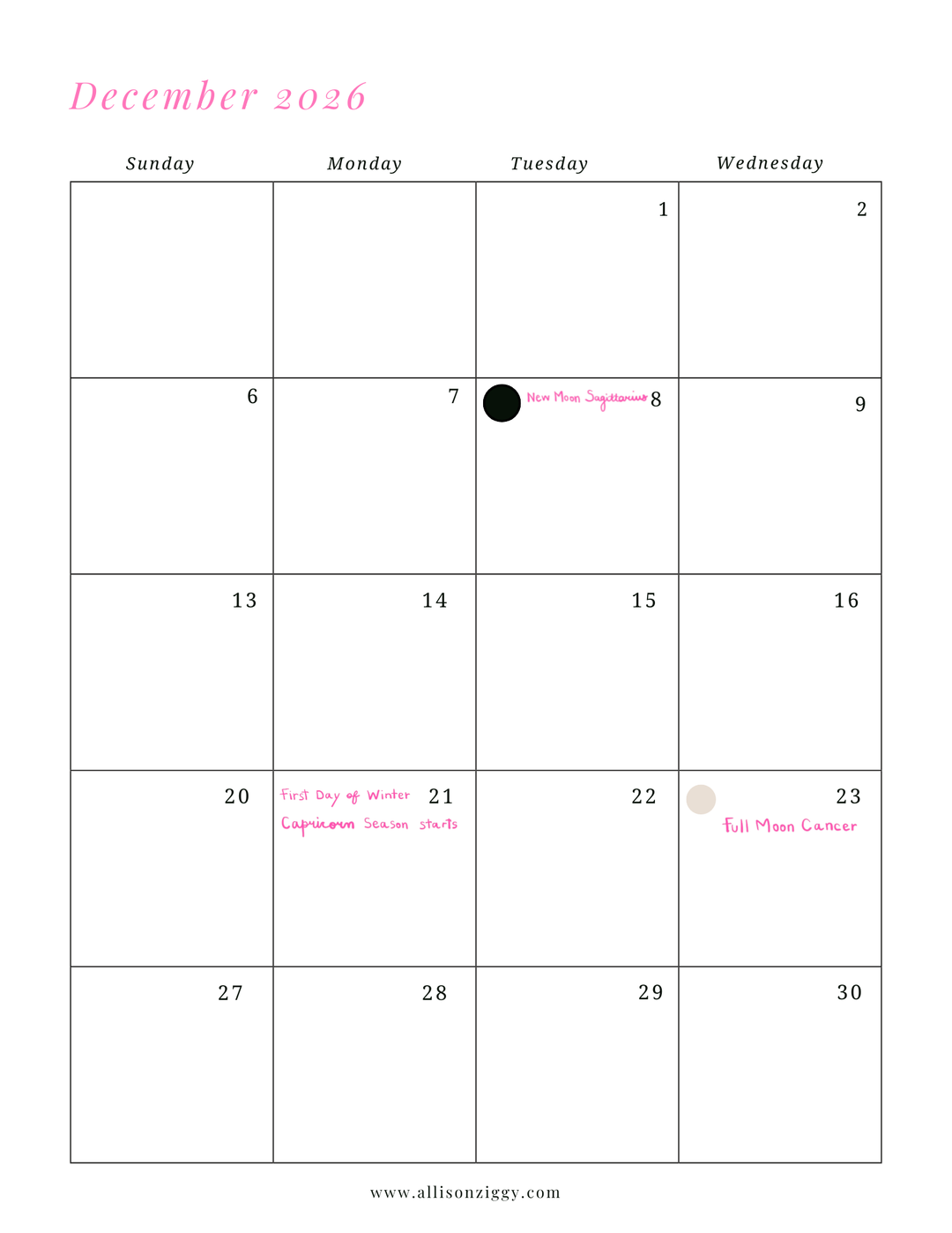 Fall / Winter 2026-27 "Best Day Ever" Planner PREORDER