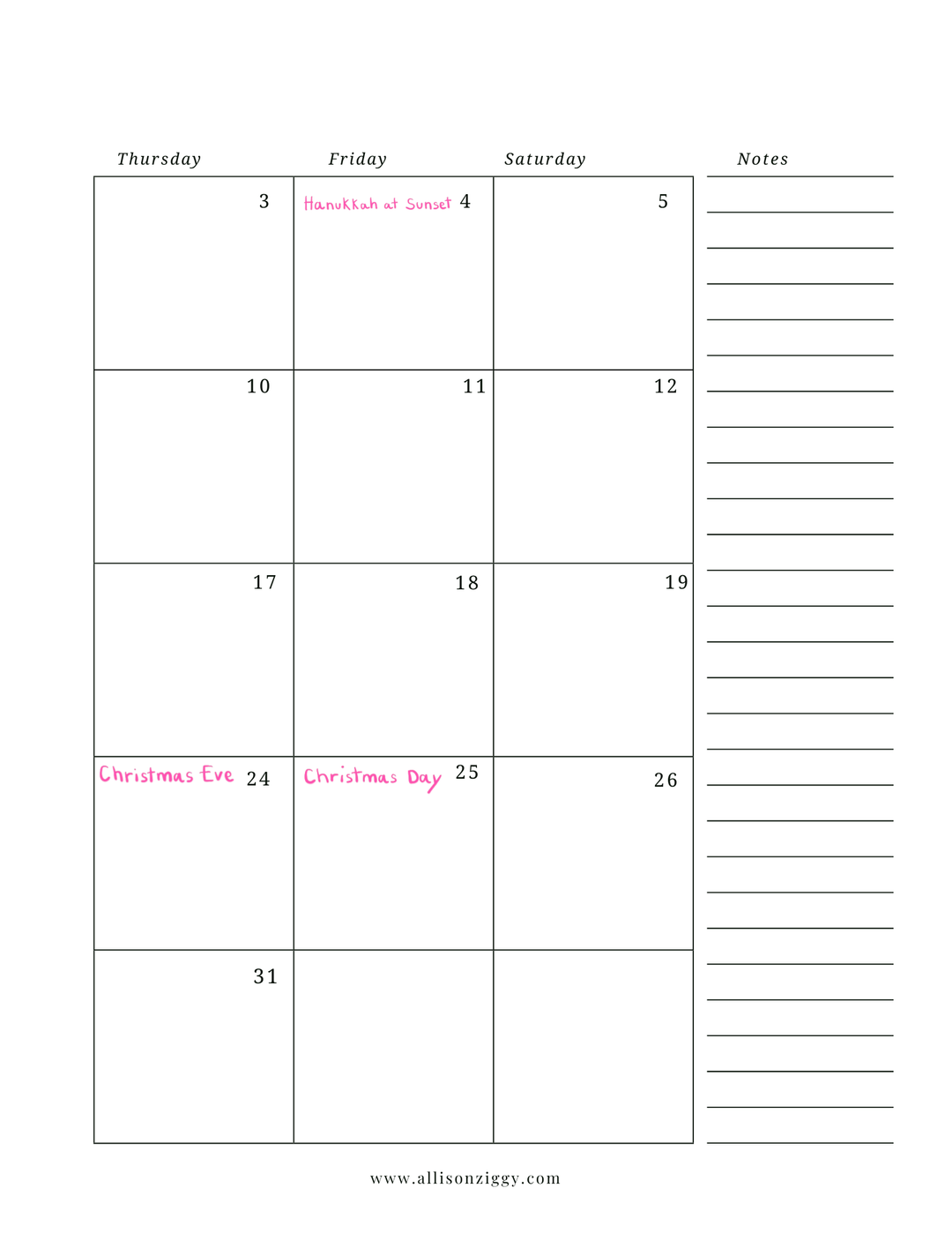 Fall / Winter 2026-27 "Best Day Ever" Planner PREORDER