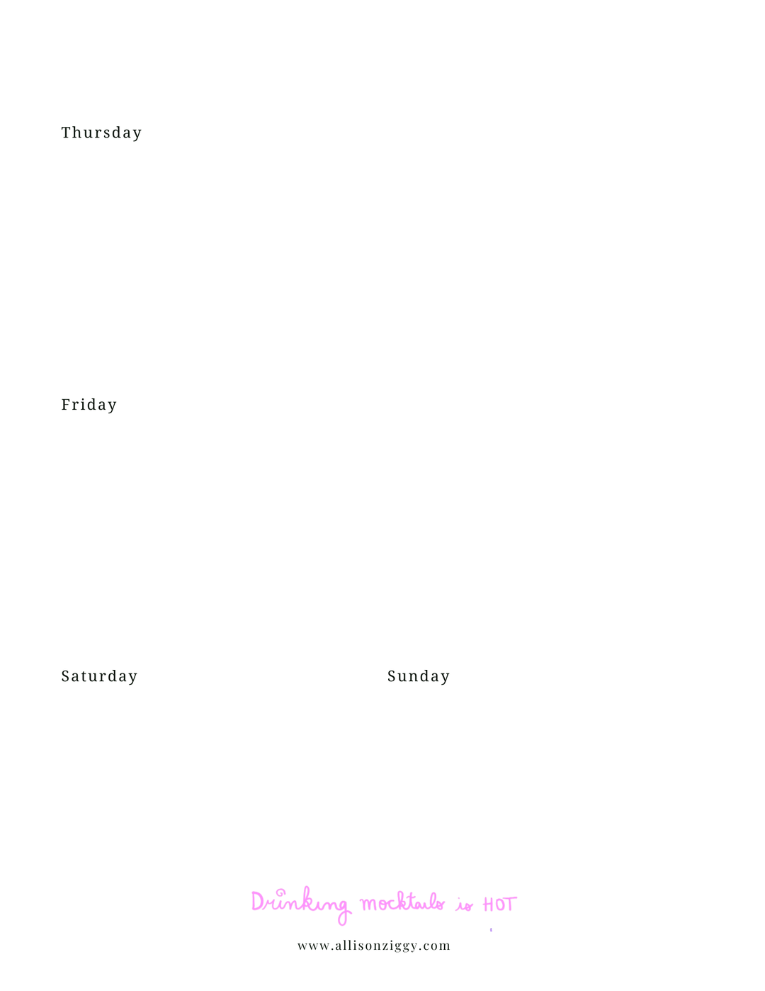 The Dry Month Planner 2026