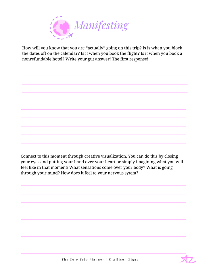 Solo Travel Planner